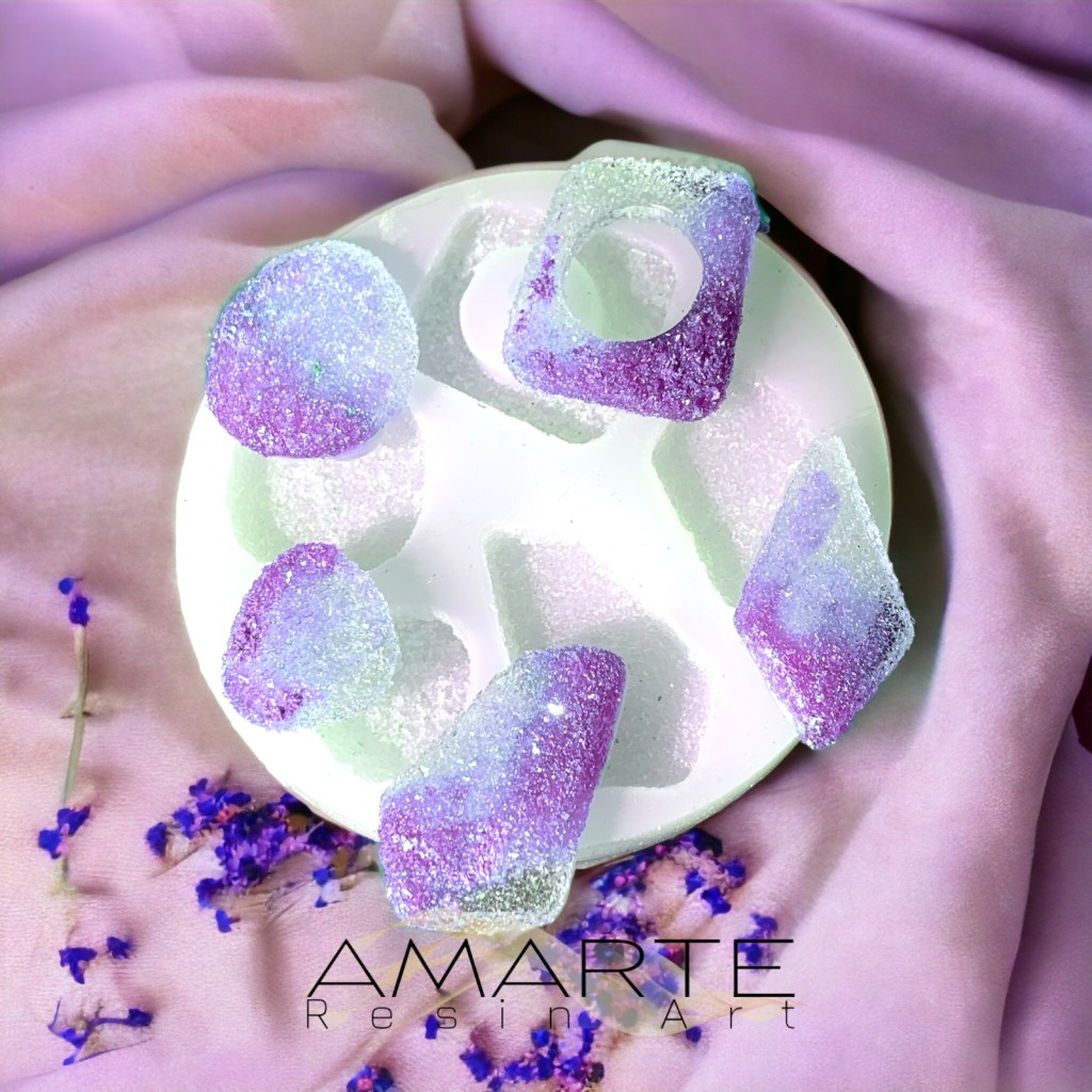 AMARTE Molds - SHAPES stampo per resina SPARKLEnSHINE SHAPES forme miste