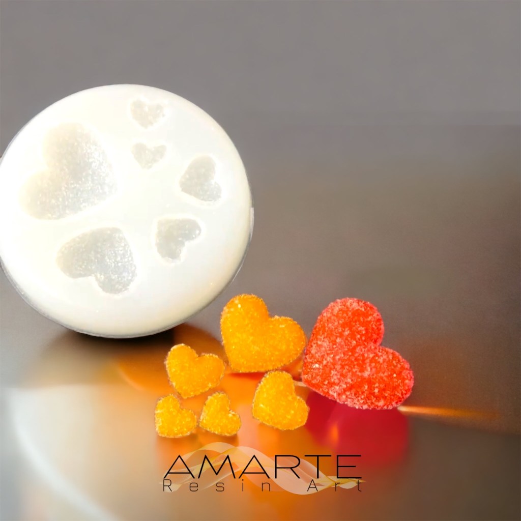 AMARTE Molds - stampi per resina SPARKLEnSHINE I CUORI